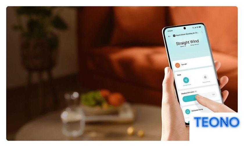 Вентилятор Xiaomi Smart Standing Air Circulation Fan EU BPLDS11DM (с евровилкой) - Изображение №9 — Интернет-магазин Teono.by