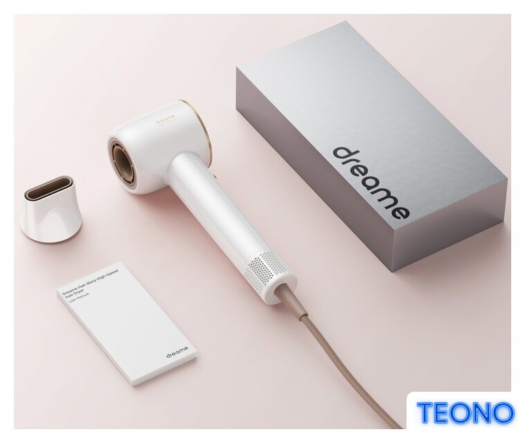 Фен Dreame Hairdryer Glory AHD6A-WH (с переходником на евровилку, белый) - Изображение №1 — Интернет-магазин Teono.by