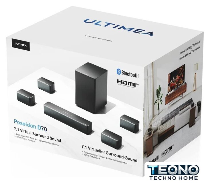 Саундбар Ultimea Poseidon D70 - Изображение №5 — Интернет-магазин Teono.by