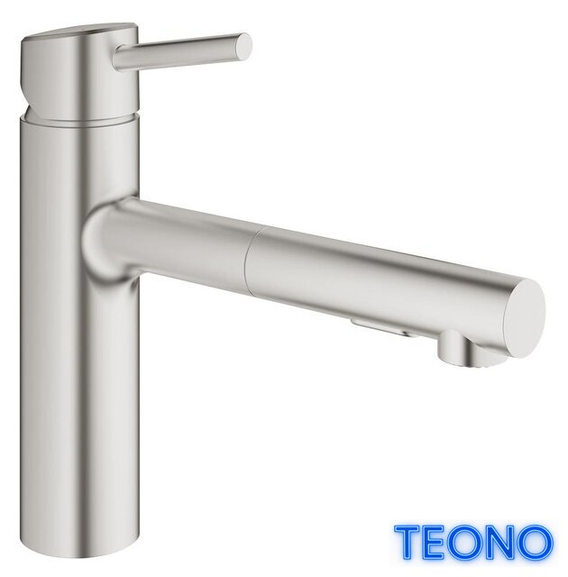 Смеситель Grohe Concetto 30273DC1 (стальной) - Изображение №1 — Интернет-магазин Teono.by