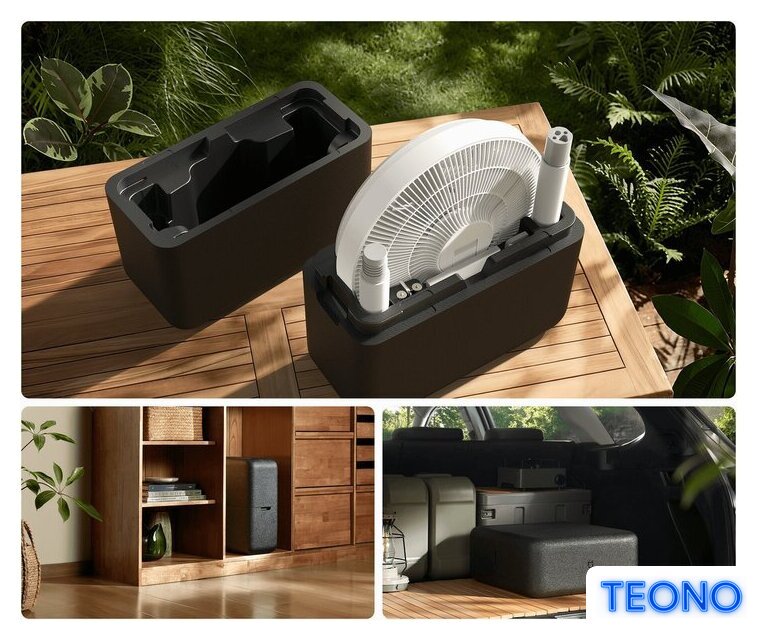 Вентилятор Xiaomi Smart Standing Fan Pro Slim EU BPLDS12DM (с евровилкой) - Изображение №4 — Интернет-магазин Teono.by