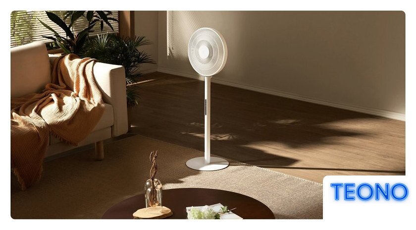 Вентилятор Xiaomi Smart Standing Fan Pro Slim EU BPLDS12DM (с евровилкой) - Изображение №3 — Интернет-магазин Teono.by