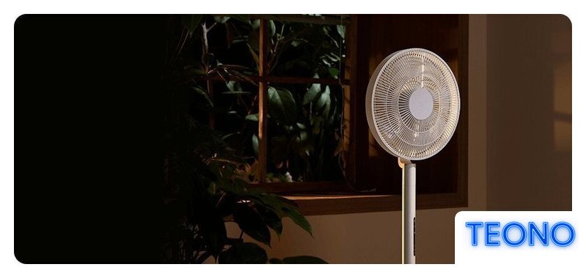 Вентилятор Xiaomi Smart Standing Fan Pro Slim EU BPLDS12DM (с евровилкой) - Изображение №5 — Интернет-магазин Teono.by