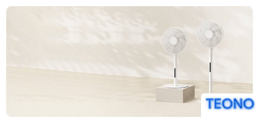 Вентилятор Xiaomi Smart Standing Fan Pro Slim EU BPLDS12DM (с евровилкой) - Изображение №9 — Интернет-магазин Teono.by