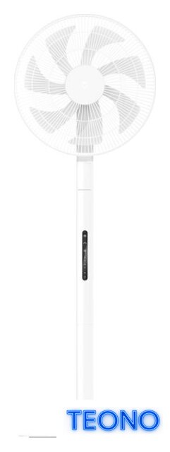 Вентилятор Xiaomi Smart Standing Fan Pro Slim EU BPLDS12DM (с евровилкой) - Изображение №1 — Интернет-магазин Teono.by