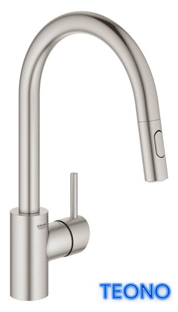 Смеситель Grohe Concetto 31483DC2 (стальной) - Изображение №1 — Интернет-магазин Teono.by