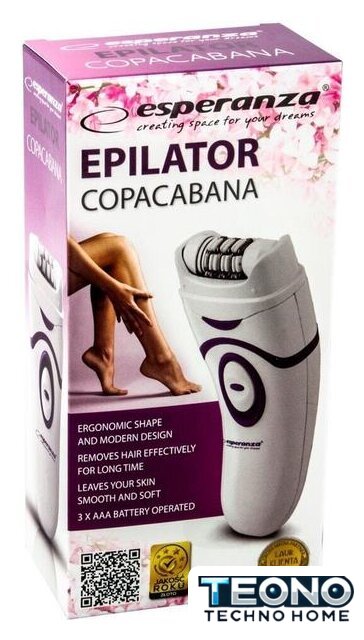 Эпилятор Esperanza EBD002B - Изображение №2 — Интернет-магазин Teono.by