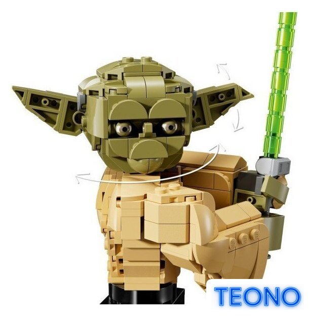 Конструктор LEGO Star Wars 75438 Бюст Йоды - Изображение №4 — Интернет-магазин Teono.by
