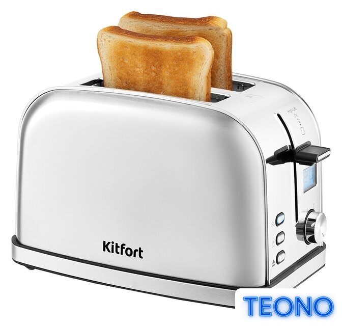 Тостер Kitfort KT-2036-6 (серебристый) - Изображение №1 — Интернет-магазин Teono.by