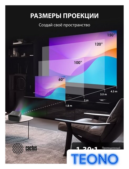 Проектор CACTUS CS-PRC.06B.WUXGA-A - Изображение №16 — Интернет-магазин Teono.by