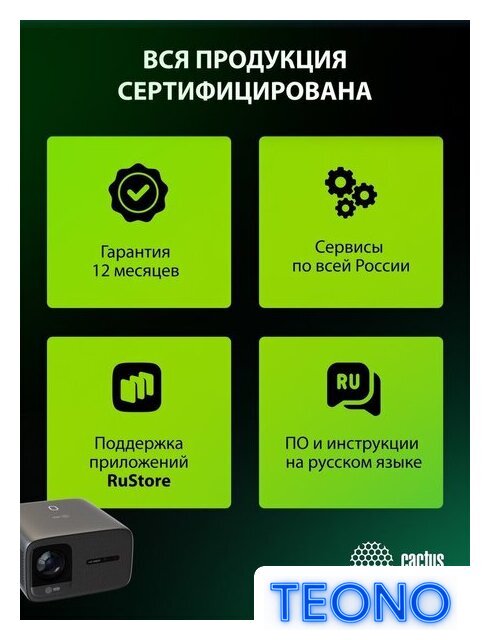 Проектор CACTUS CS-PRC.06B.WUXGA-A - Изображение №23 — Интернет-магазин Teono.by