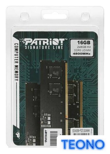 Оперативная память Patriot Signature Line 2x16ГБ DDR5 5600 МГц PSD532G5600K - Изображение №3 — Интернет-магазин Teono.by