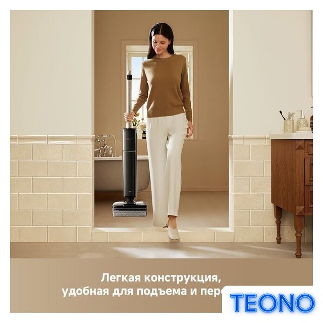 Вертикальный моющий пылесос Dreame G12 Wet and Dry Vacuum HHR32A (евровилка, черный) - Изображение №6 — Интернет-магазин Teono.by