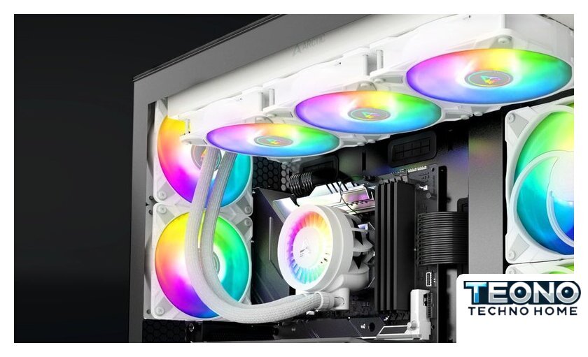 Система жидкостного охлаждения для процессора Arctic Liquid Freezer III 420 A-RGB White ACFRE00153A - Изображение №11 — Интернет-магазин Teono.by