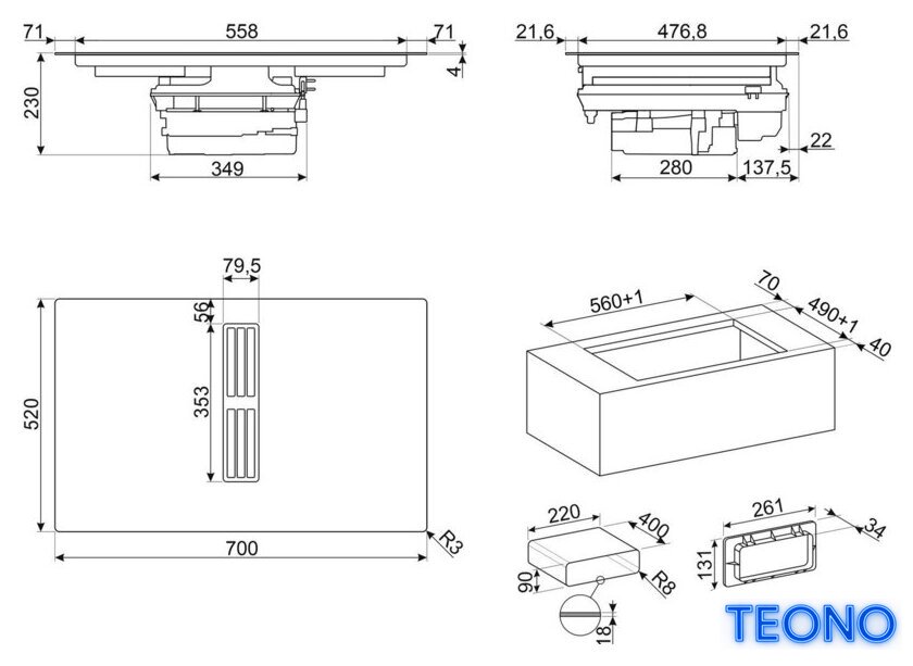 Варочная панель Smeg HOBD472D2 - Изображение №9 — Интернет-магазин Teono.by