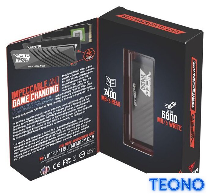 SSD Patriot Viper VP4300 2TB VP4300-2TBM28H - Изображение №16 — Интернет-магазин Teono.by