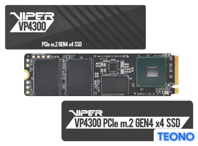 SSD Patriot Viper VP4300 2TB VP4300-2TBM28H - Изображение №3 — Интернет-магазин Teono.by