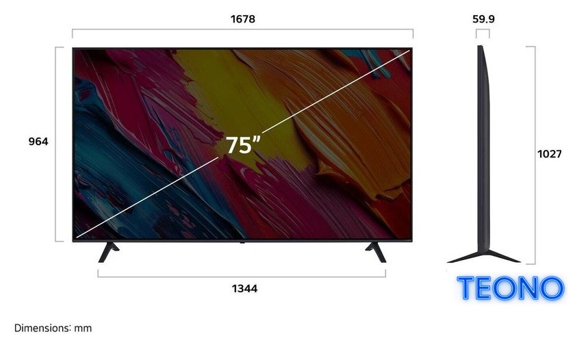 Телевизор LG QNED AI QNED70 75QNED70A6A - Изображение №6 — Интернет-магазин Teono.by