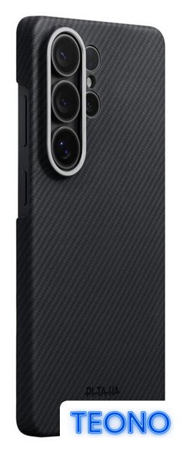 Чехол для телефона Pitaka Edge Case для Samsung Galaxy S26 Ultra (600D Black/Grey Twill Aaron Button) - Изображение №1 — Интернет-магазин Teono.by