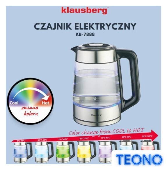 Электрический чайник Klausberg KB-7888 - Изображение №5 — Интернет-магазин Teono.by