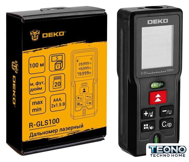Лазерный дальномер Deko R-GLS100 - Изображение №1 — Интернет-магазин Teono.by