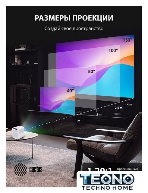 Проектор CACTUS CS-PRC.07WT.WUXGA-A - Изображение №14 — Интернет-магазин Teono.by