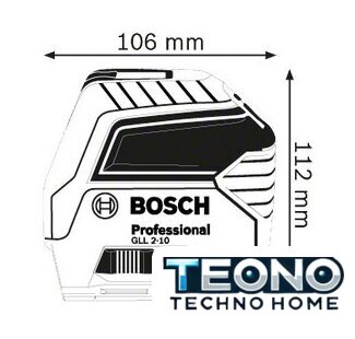 Лазерный нивелир Bosch GLL 2-10 Professional [0601063L00] - Изображение №5 — Интернет-магазин Teono.by