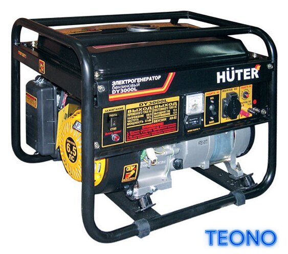 Бензиновый генератор Huter DY3000L - Изображение №1 — Интернет-магазин Teono.by