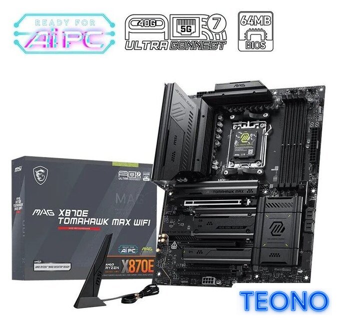 Материнская плата MSI MAG X870E Tomahawk Max WiFi - Изображение №5 — Интернет-магазин Teono.by