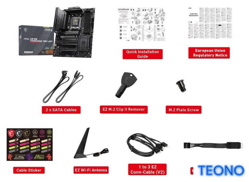 Материнская плата MSI MAG X870E Tomahawk Max WiFi - Изображение №6 — Интернет-магазин Teono.by