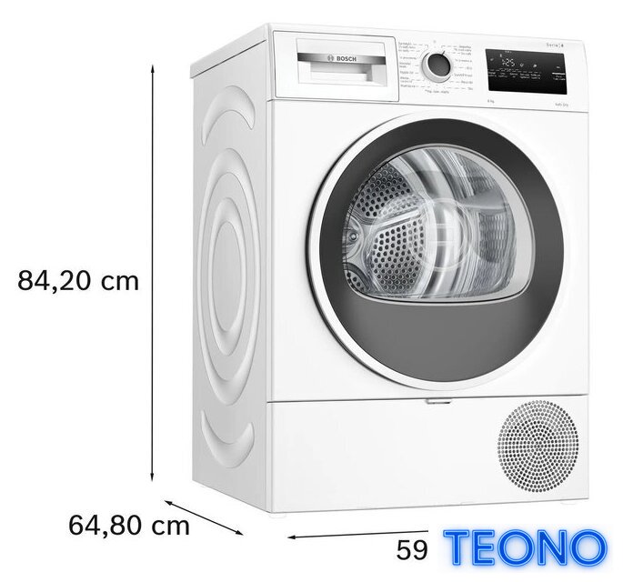Сушильная машина Bosch Serie 4 WTH8529GPL - Изображение №7 — Интернет-магазин Teono.by
