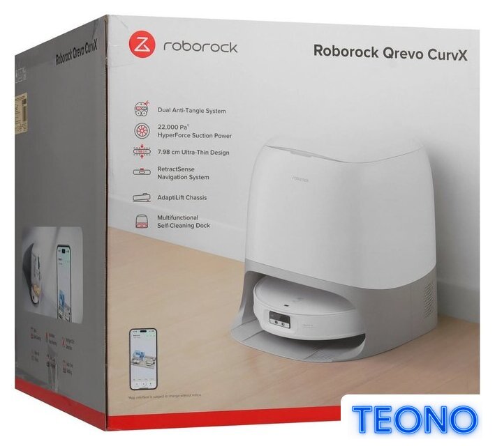 Робот-пылесос Roborock CurvX QRCX02-02 (евровилка, с русской озвучкой, белый) - Изображение №11 — Интернет-магазин Teono.by