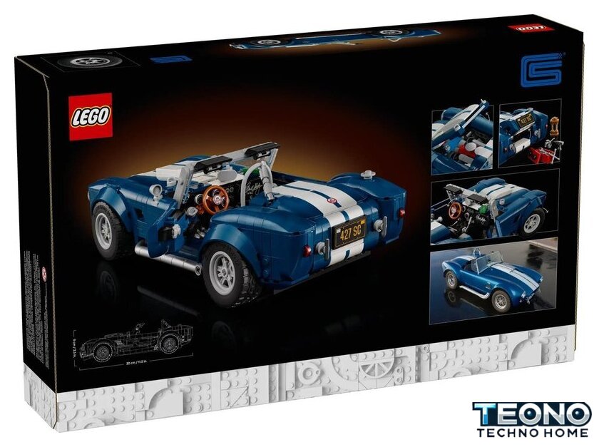 Конструктор LEGO Icons 10357 Shelby Cobra 427 S/C - Изображение №16 — Интернет-магазин Teono.by