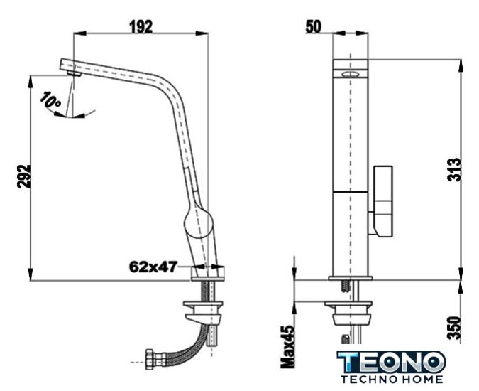 Смеситель TEKA Maestro 116030004 - Изображение №6 — Интернет-магазин Teono.by