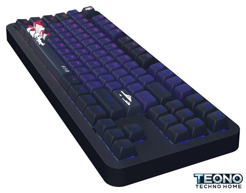Клавиатура Red Square Alumix TKL Classic Kitsune (черный, g3ms Aquamarine) - Изображение №5 — Интернет-магазин Teono.by