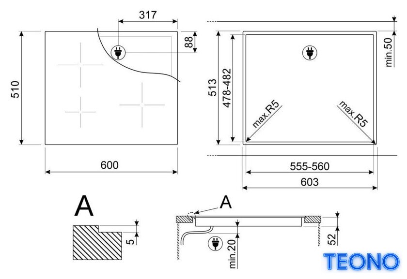 Варочная панель Smeg SI2641DL - Изображение №9 — Интернет-магазин Teono.by
