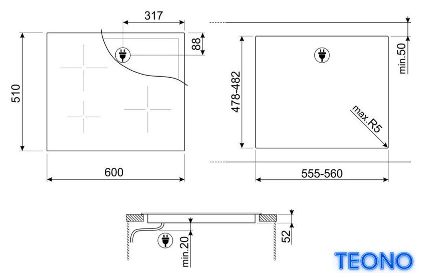 Варочная панель Smeg SI2641DL - Изображение №8 — Интернет-магазин Teono.by