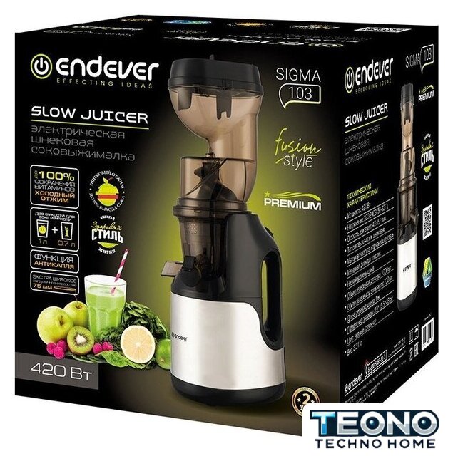Соковыжималка Endever Sigma-103 - Изображение №8 — Интернет-магазин Teono.by