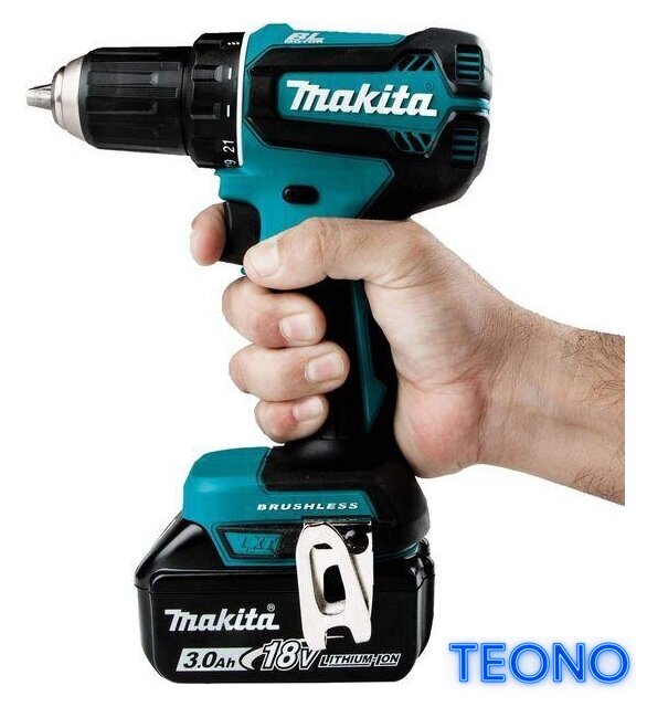 Дрель-шуруповерт Makita DDF485RFE (с 2-мя АКБ, кейс) - Изображение №3 — Интернет-магазин Teono.by