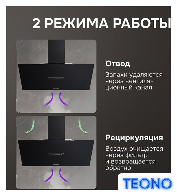 Кухонная вытяжка Zigmund & Shtain K 153.9 B - Изображение №4 — Интернет-магазин Teono.by