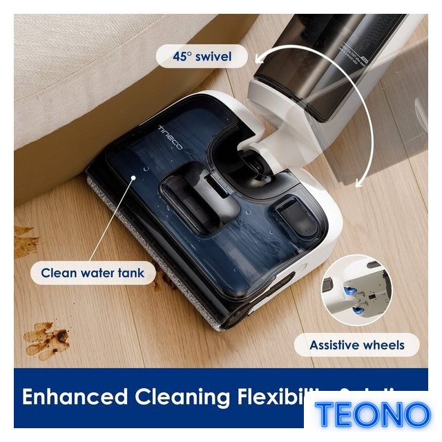 Вертикальный моющий пылесос Tineco Floor One Stretch S6 - Изображение №5 — Интернет-магазин Teono.by