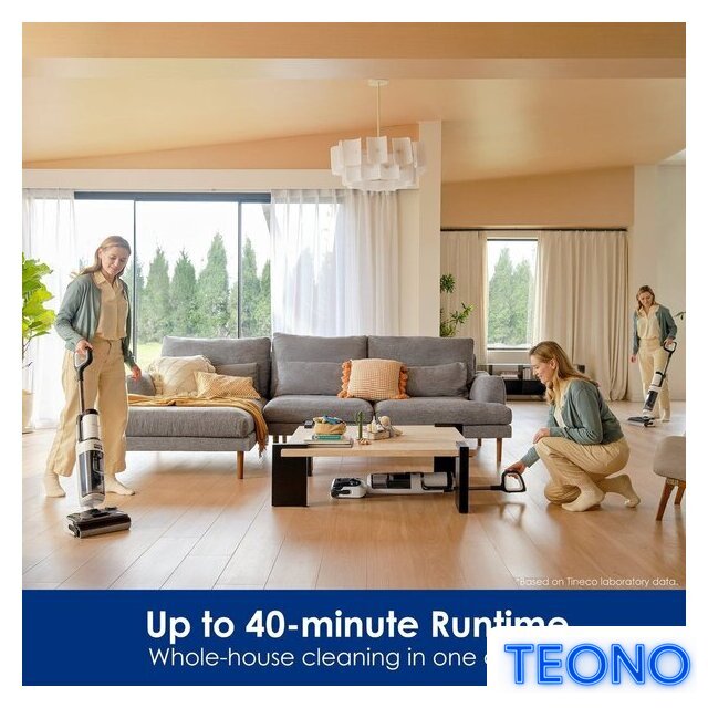 Вертикальный моющий пылесос Tineco Floor One Stretch S6 - Изображение №9 — Интернет-магазин Teono.by