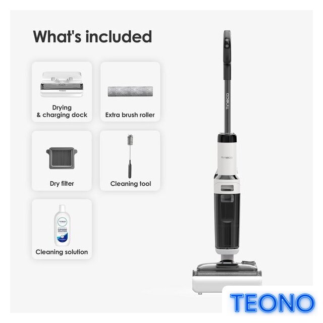 Вертикальный моющий пылесос Tineco Floor One Stretch S6 - Изображение №11 — Интернет-магазин Teono.by
