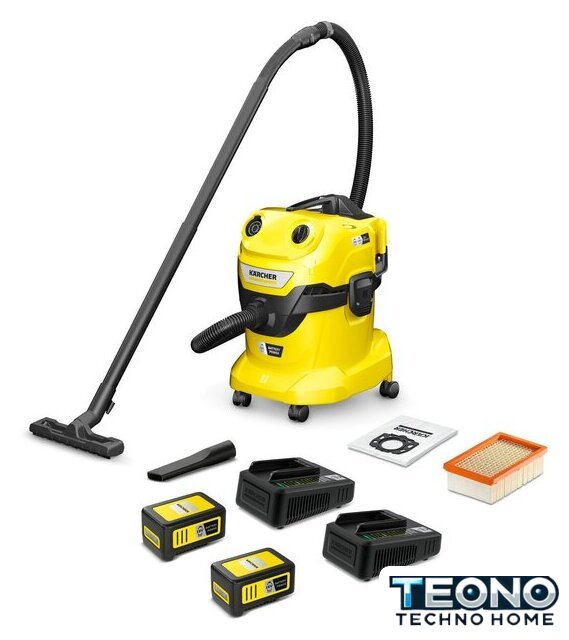 Пылесос Karcher WD 4-18 Dual Battery Set 1.628-601.0 - Изображение №1 — Интернет-магазин Teono.by