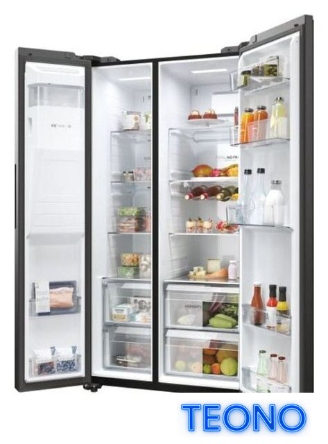 Холодильник side by side Haier HSW59F18EIPT - Изображение №8 — Интернет-магазин Teono.by