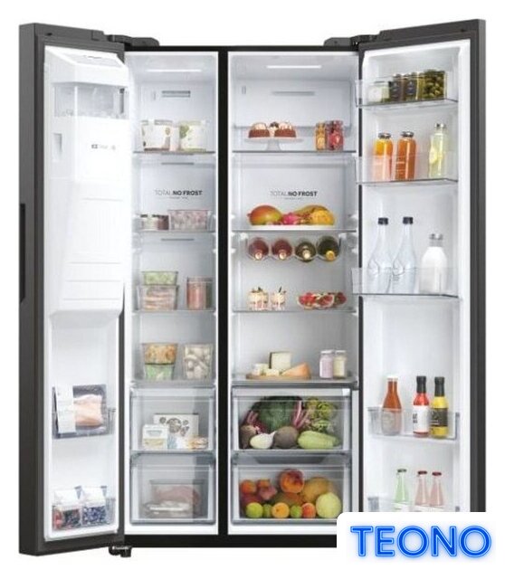 Холодильник side by side Haier HSW59F18EIPT - Изображение №4 — Интернет-магазин Teono.by