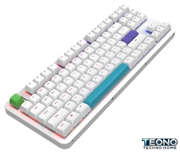 Клавиатура Red Square Alumix TKL Simple (белый, g3ms Amber) - Изображение №4 — Интернет-магазин Teono.by