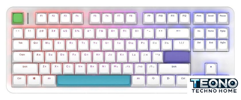 Клавиатура Red Square Alumix TKL Simple (белый, g3ms Amber) - Изображение №1 — Интернет-магазин Teono.by