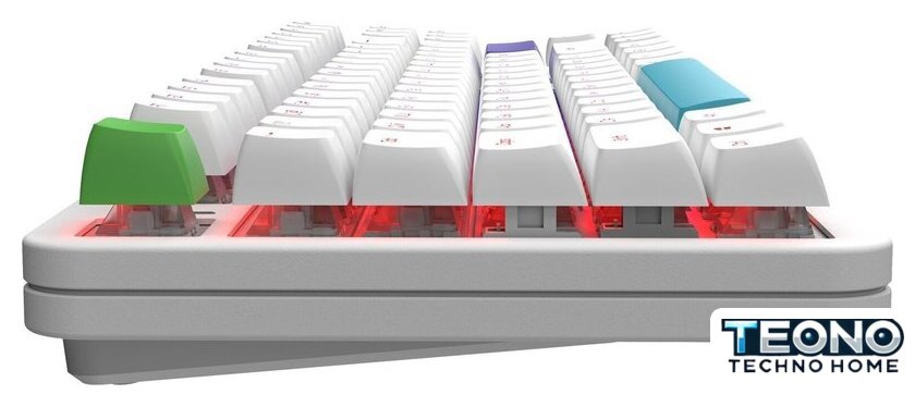 Клавиатура Red Square Alumix TKL Simple (белый, g3ms Amber) - Изображение №6 — Интернет-магазин Teono.by