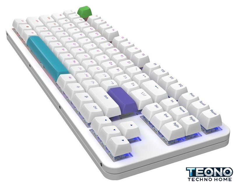 Клавиатура Red Square Alumix TKL Simple (белый, g3ms Amber) - Изображение №5 — Интернет-магазин Teono.by